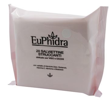 EUPHIDRA SALVIETTINE STRUCCANTI 20 PEZZI - farmacia015