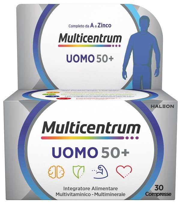 MULTICENTRUM UOMO 50+ 30 COMPRESSE - farmacia015