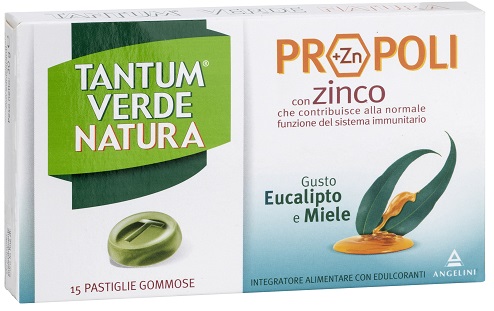 TANTUM VERDE NATURA PASTIGLIE GOMMOSE EUCALIPTO & MIELE 30 G - farmacia015