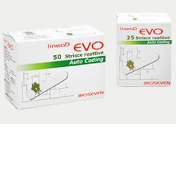 STRISCE MISURAZIONE GLICEMIA LINEA D EVO 25 PEZZI - farmacia015