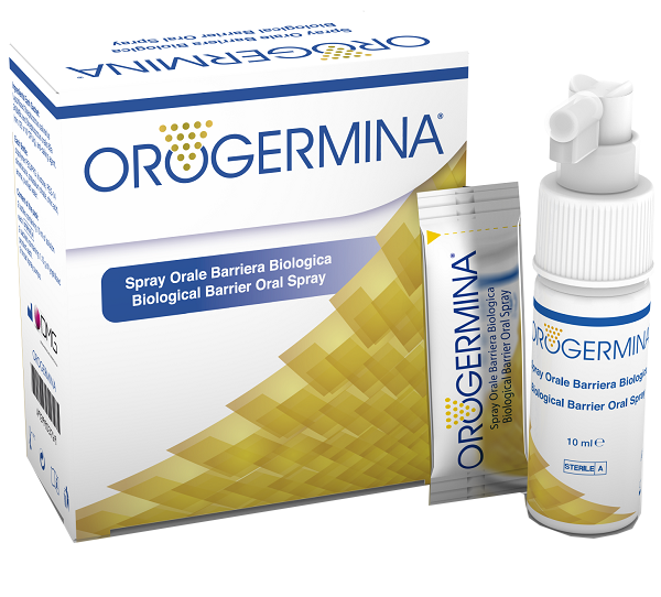 OROGERMINA SPRAY ORALE 2 FLACONI X 10 ML + 2 BUSTINE 1,15 G DI LIOFILIZZATO + 2 NEBULIZZATORI ORALI - farmacia015