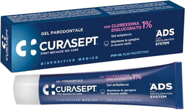 CURASEPT ADS GEL PARODONTALE CLOREXIDINA DIGLUCONATO 1% 30 ML - farmacia015