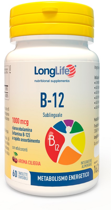LONGLIFE B12 1000 MCG 60 TAVOLETTE - farmacia015