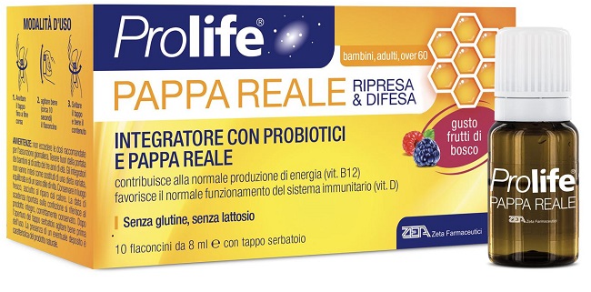 PROLIFE PAPPA REALE 10 FLACONI DA 8 ML - farmacia015