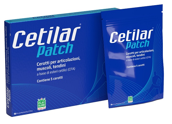 CEROTTO MONOUSO CETILAR PATCH PER ARTICOLAZIONI MUSCOLI E TENDINI 5 PEZZI - farmacia015