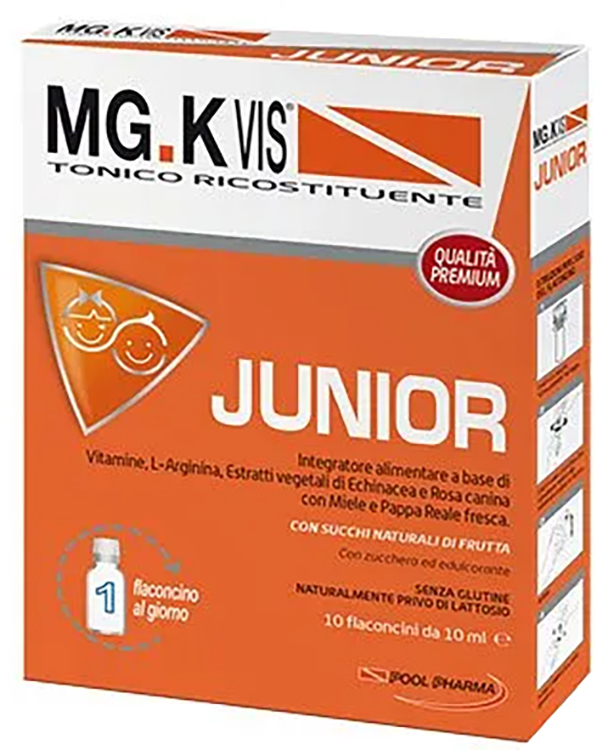 MGK VIS TONICO RICOSTITUENTE JUNIOR 10 FLACONCINI DA 10 ML - farmacia015
