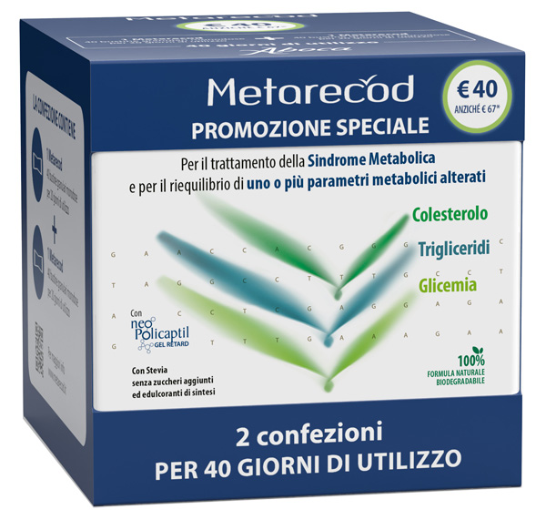 METARECOD 40 BUSTINE GRANULARI DA 2,5 G 2 PEZZI - farmacia015