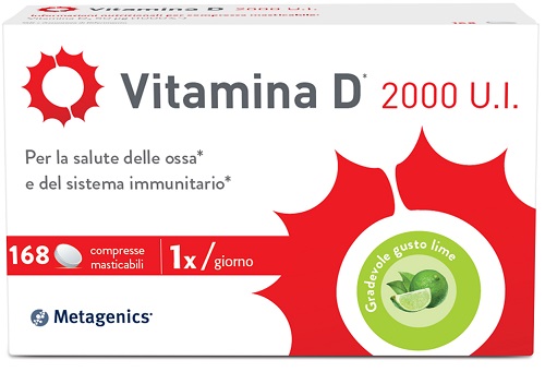 VITAMINA D 2000 UI 168 COMPRESSE MASTICABILI - farmacia015