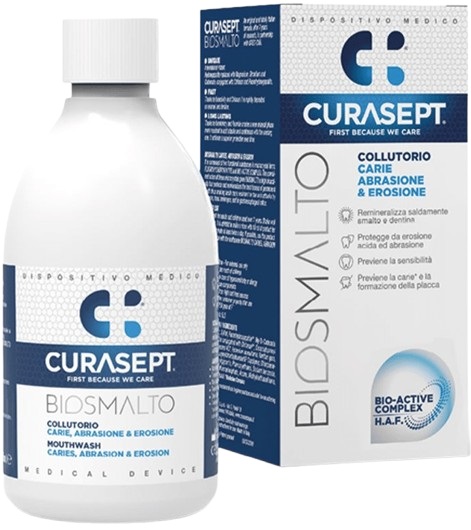 CURASEPT BIOSMALTO COLLUTORIO CARIE ABRASIONE&EROSIONE 300 ML - farmacia015