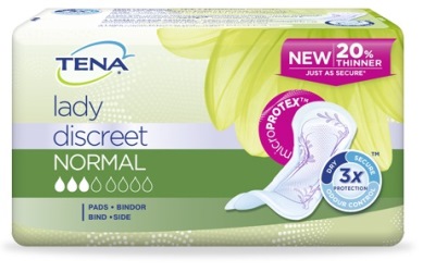 PANNOLONE SAGOMATO TENA DISCREET NORMAL 12 PEZZI - farmacia015