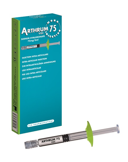 SIRINGA INTRA-ARTICOLARE ARTHRUM VISC 75 MONO INJECTION ACIDO IALURONICO 3 ML - farmacia015