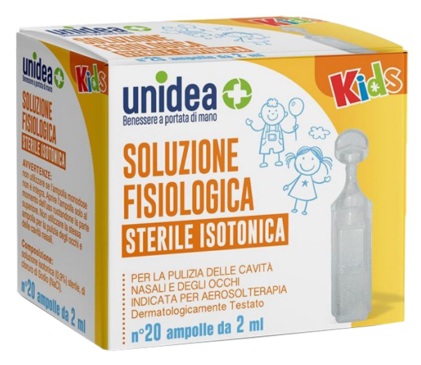 SOLUZIONE FISIOLOGICA UNIDEA 20 AMPOLLE DA 2 ML - farmacia015