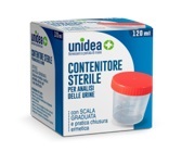 CONTENITORE STERILE PER ANALISI DELLE URINE UNIDEA 120 ML - farmacia015