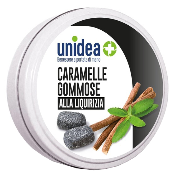 UNIDEA CARAMELLE GOMMOSE LIQUIRIZIA 40G - farmacia015