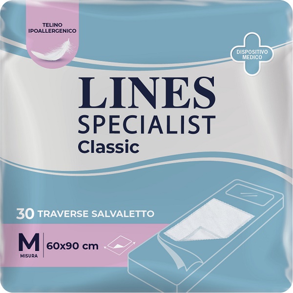 TRAVERSA ASSORBENTE LINES SPECIALIST CLASSIC MISURA 60X90 CM 30 PEZZI - farmacia015