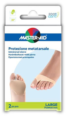 PROTEZIONE IN GEL E TESSUTO MASTER-AID FOOTCARE PER METATARSO LARGE 2 PEZZI G3 - farmacia015