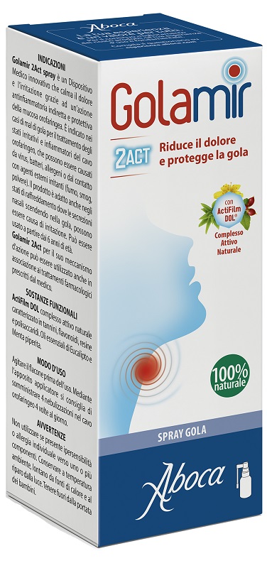 GOLAMIR 2ACT SPRAY 30 ML NO ALCOOL ADULTI E BAMBINI DA UN ANNO DI ETA' - farmacia015