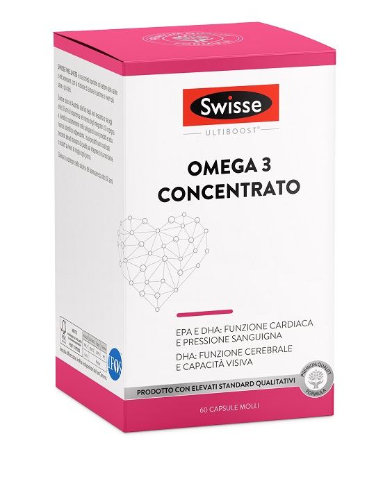 SWISSE OMEGA 3 CONCENTRATO 60 CAPSULE MOLLI DA 2440 MG - farmacia015