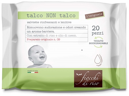 FIOCCHI DI RISO SALVIETTE TALCO NON TALCO - farmacia015
