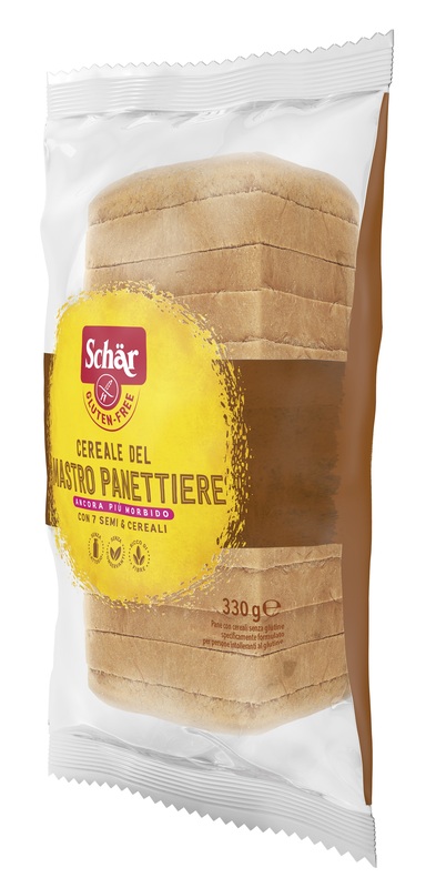 SCHAR CEREALE DEL MASTRO PANETTIERE PANE CON CEREALI SENZA LATTOSIO 330 G - farmacia015
