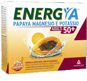 ENERGYA PAPAYA MAGNESIO POTASSIO 50+ 14 BUSTINE - farmacia015