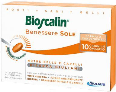 BIOSCALIN SOLE 30 + 10 COMPRESSE - farmacia015