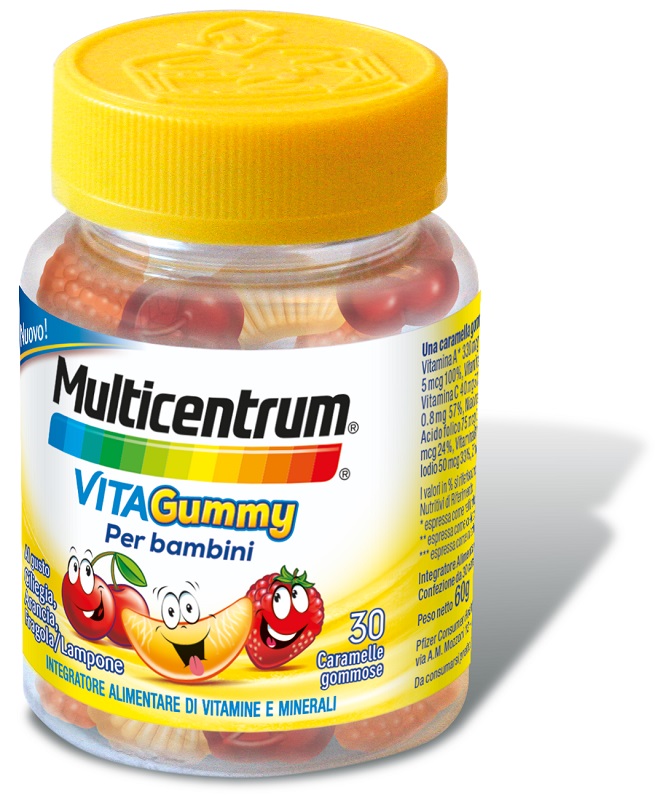 MULTICENTRUM VITAGUMMY 30 CARAMELLE GOMMOSE - farmacia015