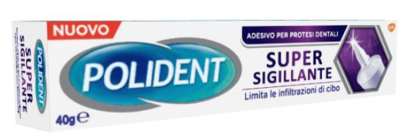 POLIDENT SUPER TENUTA+SIGILLANTE ADESIVO PROTESI DENTALE 40 G - farmacia015