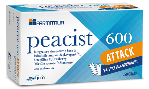 PEACIST 600 ATTACK 14 STICK PACK OROSOLUBILI - farmacia015