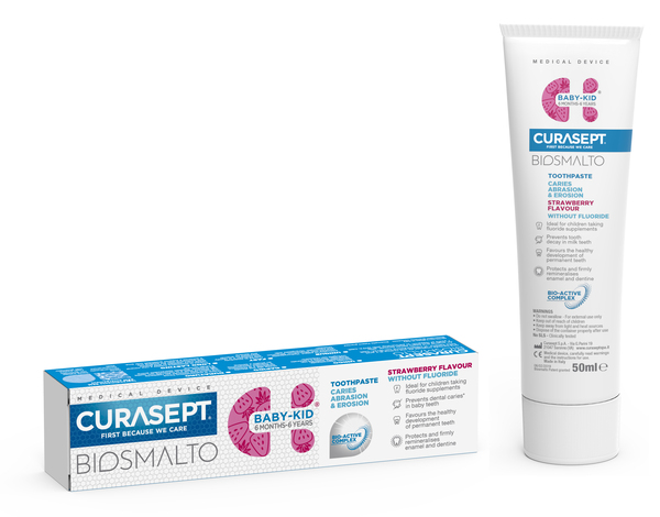 CURASEPT BIOSMALTO BABY KID SENZA FLUORO 50 ML - farmacia015