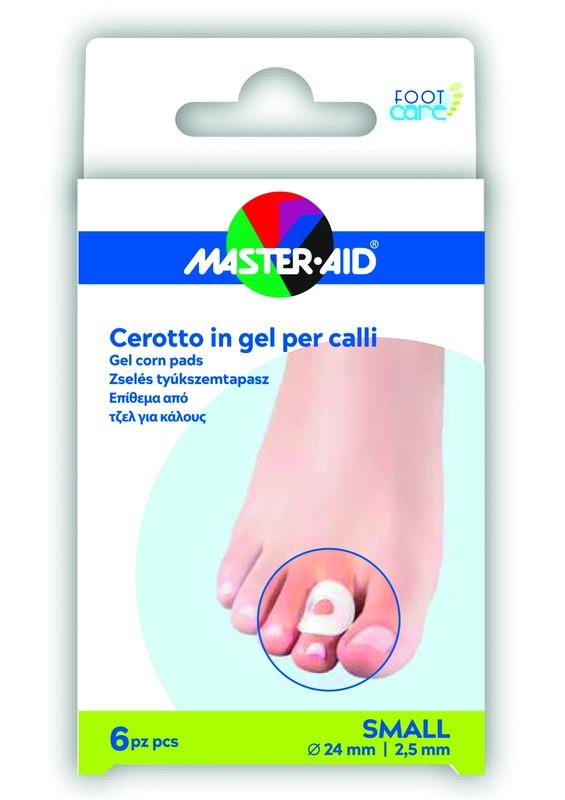 CEROTTO PROTEZIONE CALLI MASTER-AID FOOTCARE IN GEL SMALL 6 PEZZI B10 - farmacia015