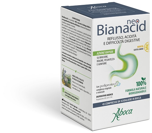NEOBIANACID 45 COMPRESSE LIMONE - farmacia015