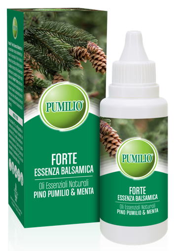 PUMILIO FORTE ESSENZA BALSAMICA OLI ESSENZIALI NATURALI PINO PUMILIO & MENTA 40 ML - farmacia015