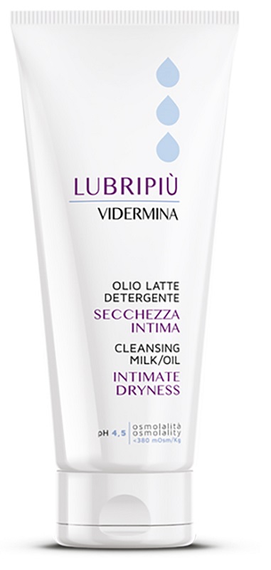 VIDERMINA LUBRIPIU' OLIO LATTE DETERGENTE SECCHEZZA INTIMA 200 ML - farmacia015