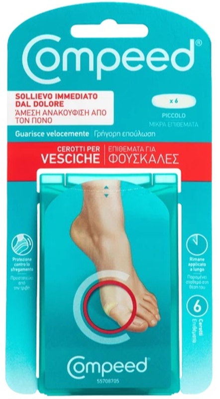 COMPEED CEROTTI PER VESCICHE PICCOLO 6 PEZZI - farmacia015