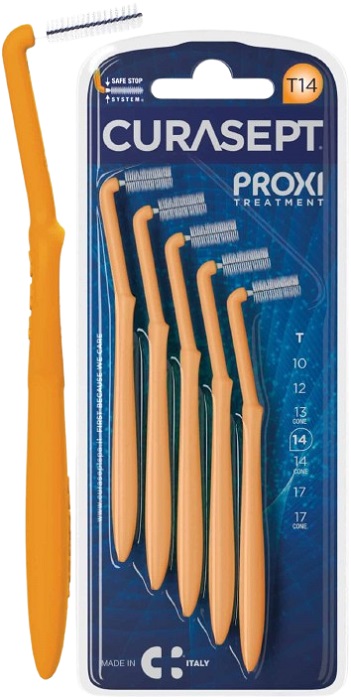 CURASEPT PROXI ANGLE P08 ARANTIO CHIARO/TANGERINO 5 PEZZI - farmacia015