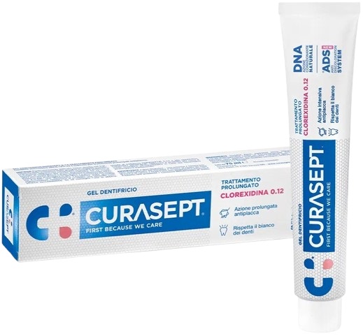 CURASEPT DENTIFRICIO 0,12 75 ML ADS+DNA - farmacia015
