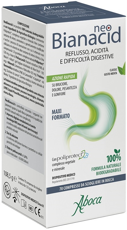NEOBIANACID 70 COMPRESSE MASTICABILI - farmacia015