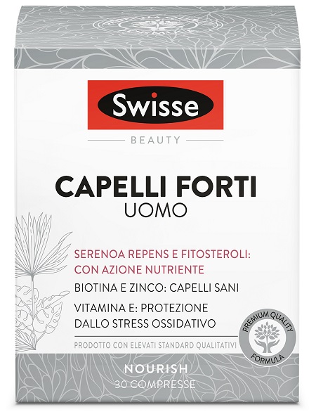 SWISSE CAPELLI FORTI UOMO 30 COMPRESSE - farmacia015