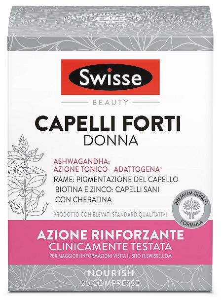 SWISSE CAPELLI FORTI DONNA 30 COMPRESSE - farmacia015