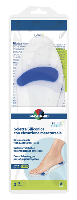 SOLETTA SILICONICA MASTER-AID FOOTCARE LARGE 41-42 METATARSO I6 - farmacia015