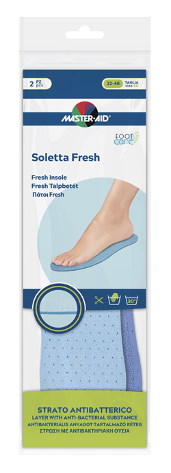 MASTER-AID FOOTCARE SOLETTA FRESH RITAGLIABILE 2 PEZZI I2 - farmacia015