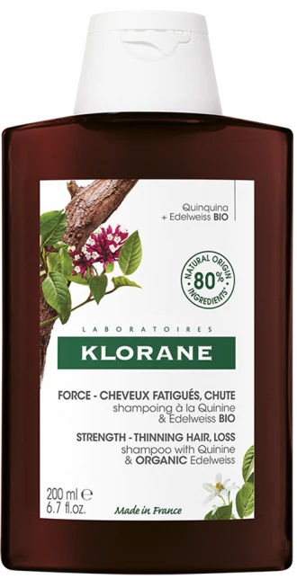 KLORANE SHAMPOO CHININA-STELLA ALPINA BIO 400 ML - farmacia015