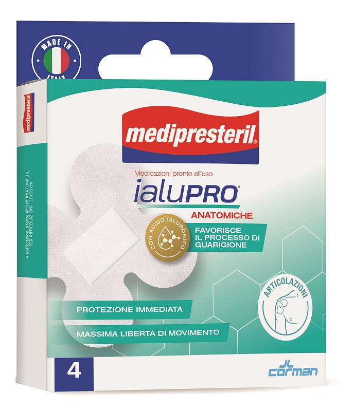MEDIPRESTERIL IALUPRO ARTICOLAZIONI 10X10 CM 4 PEZZI - farmacia015