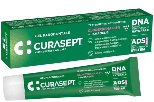 CURASEPT GEL PARODONTALE ADS DNA TRATTAMENTO ASTRINGENTE 30 ML - farmacia015