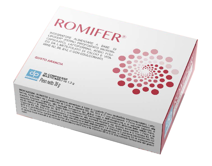 ROMIFER 30 COMPRESSE MASTICABILI - farmacia015