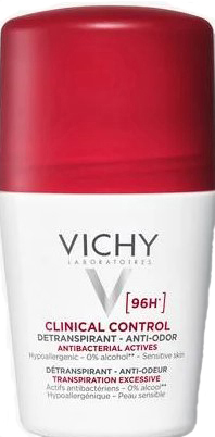 VICHY DEODORANTE CLINICAL CONTROL 96H ROLL 50 ML - farmacia015