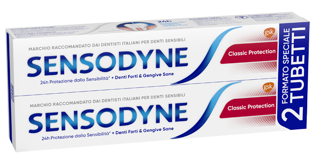 SENSODYNE CLASSICO PROTECTION 2 X 75 ML - farmacia015