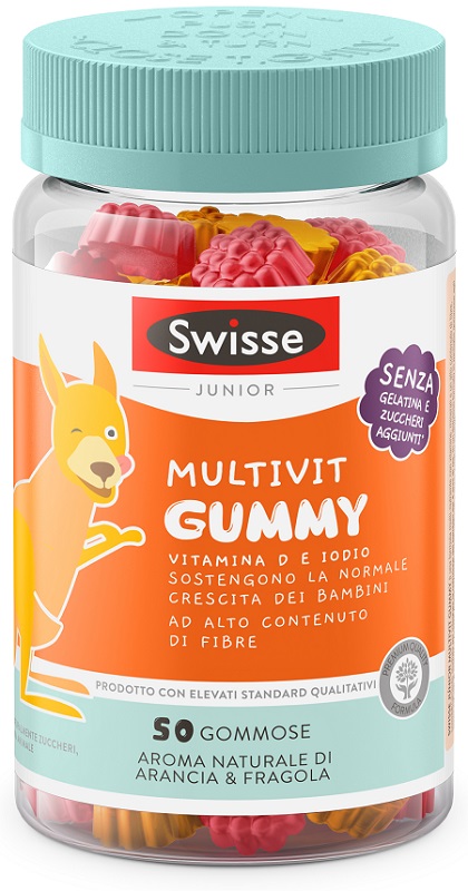 SWISSE JUNIOR MULTIVIT GUMMY 50 PASTIGLIE GOMMOSE - farmacia015