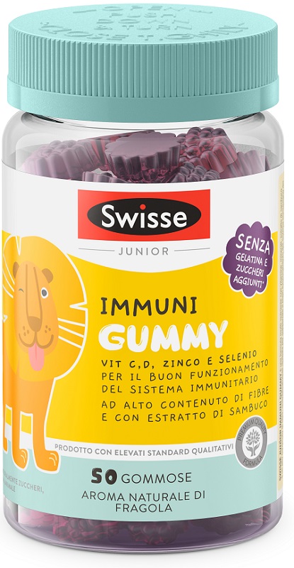 SWISSE JUNIOR IMMUNI GUMMY 50 PASTIGLIE GOMMOSE - farmacia015